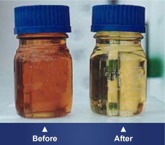 Before and After Transformer Oil Regeneration